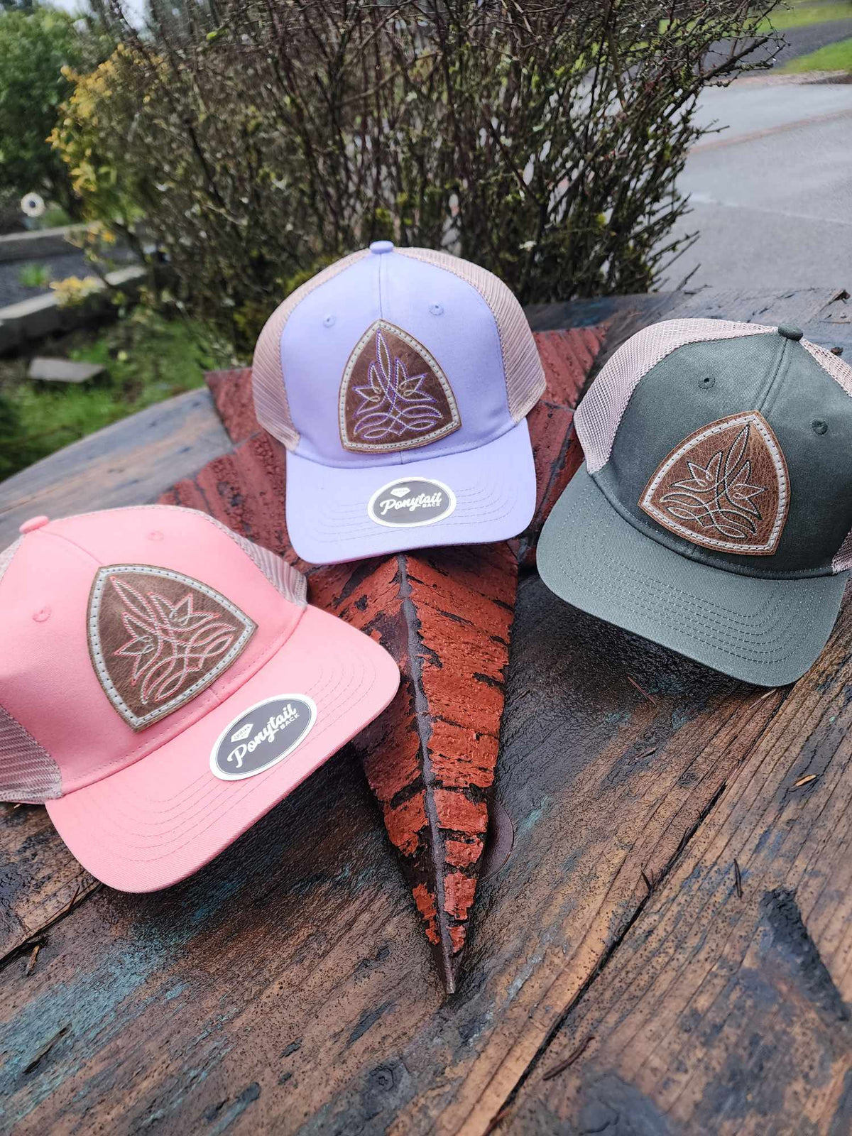 The Boot Stitch Ponytail Hat