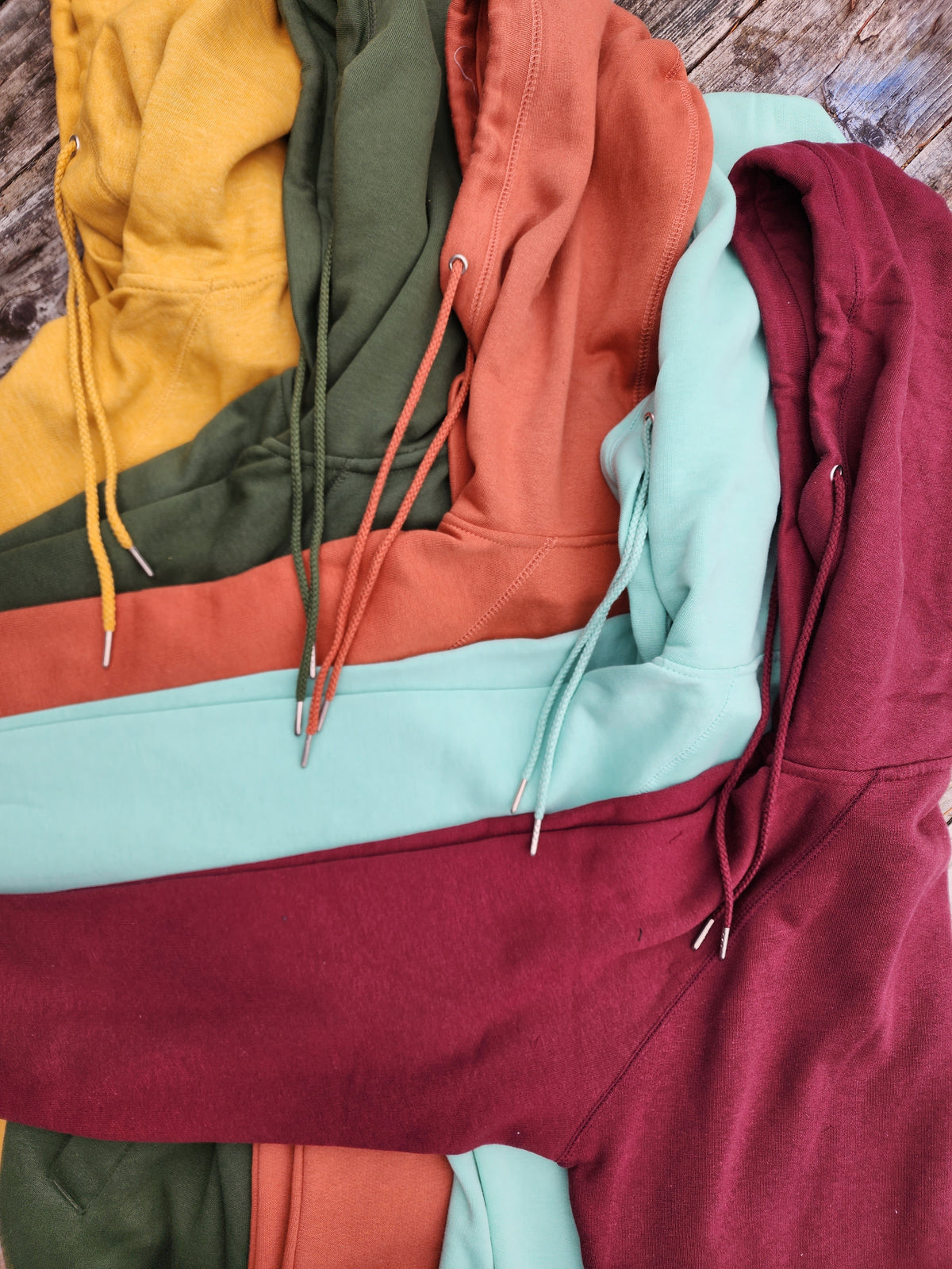 Pacific Northwest embroidered funnel neck hoodie