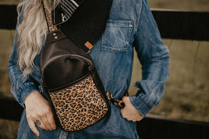 The Wild Side Leopard Sling