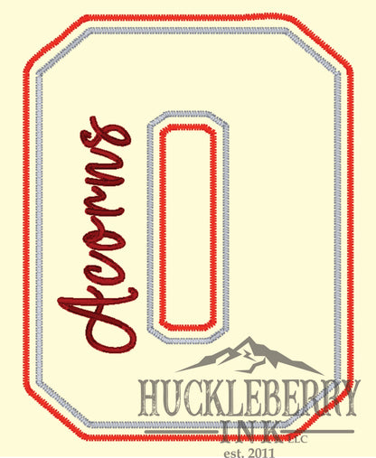 Custom Varsity Letter Embroidered Hoodie or Crewneck