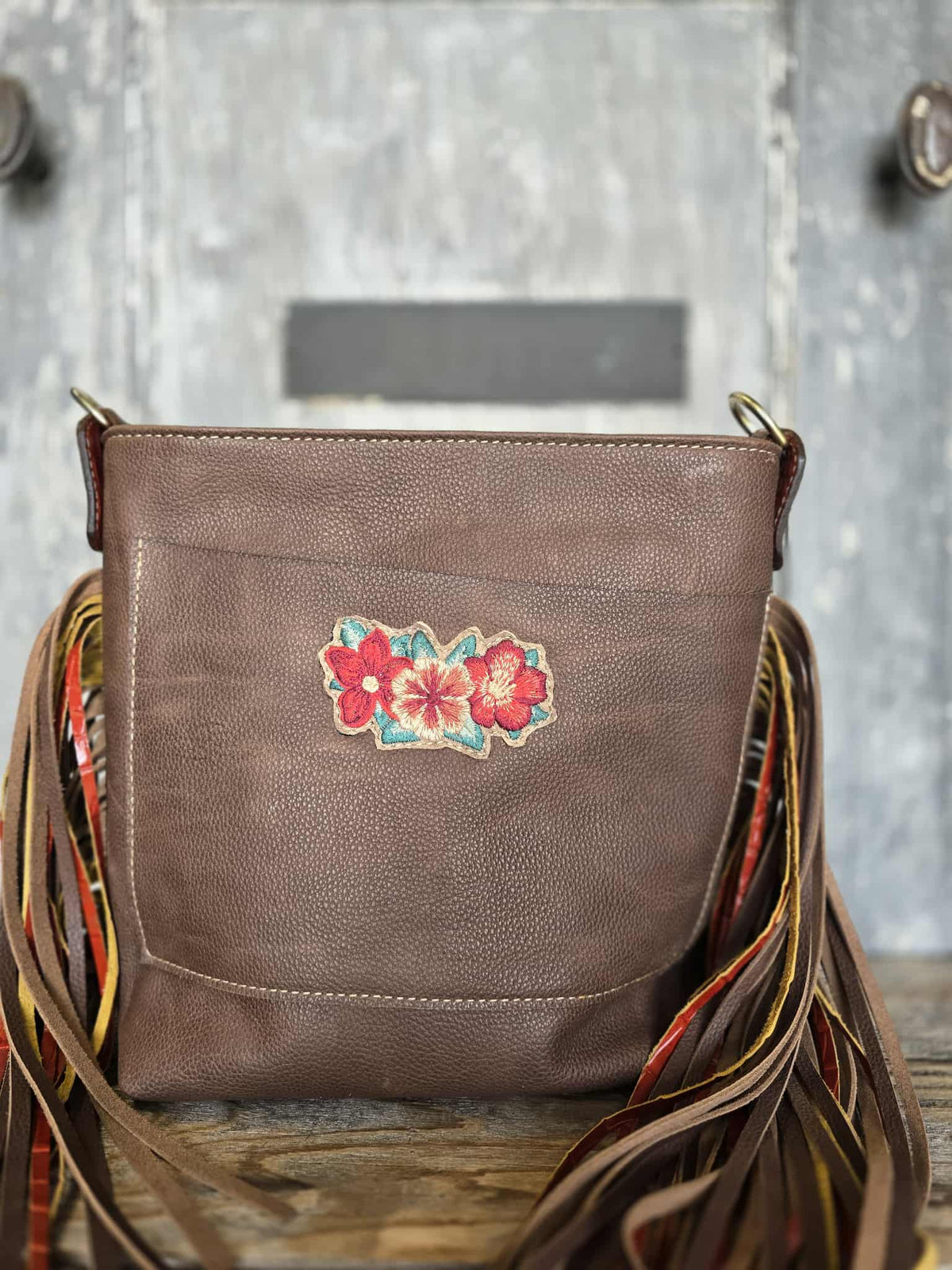 Cowgirl Cactus Fringe Bag