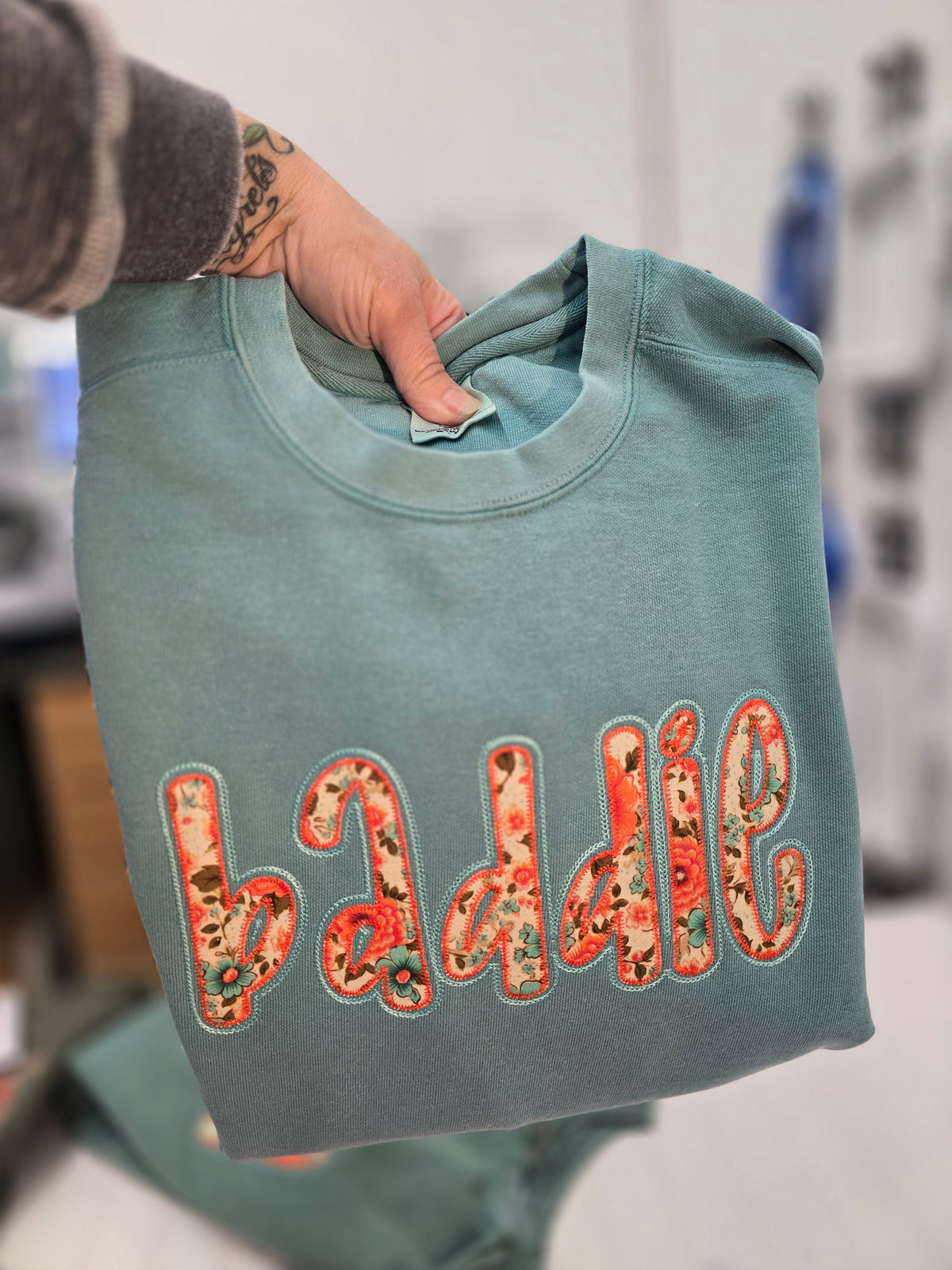 Custom Appliqué Sweatshirt