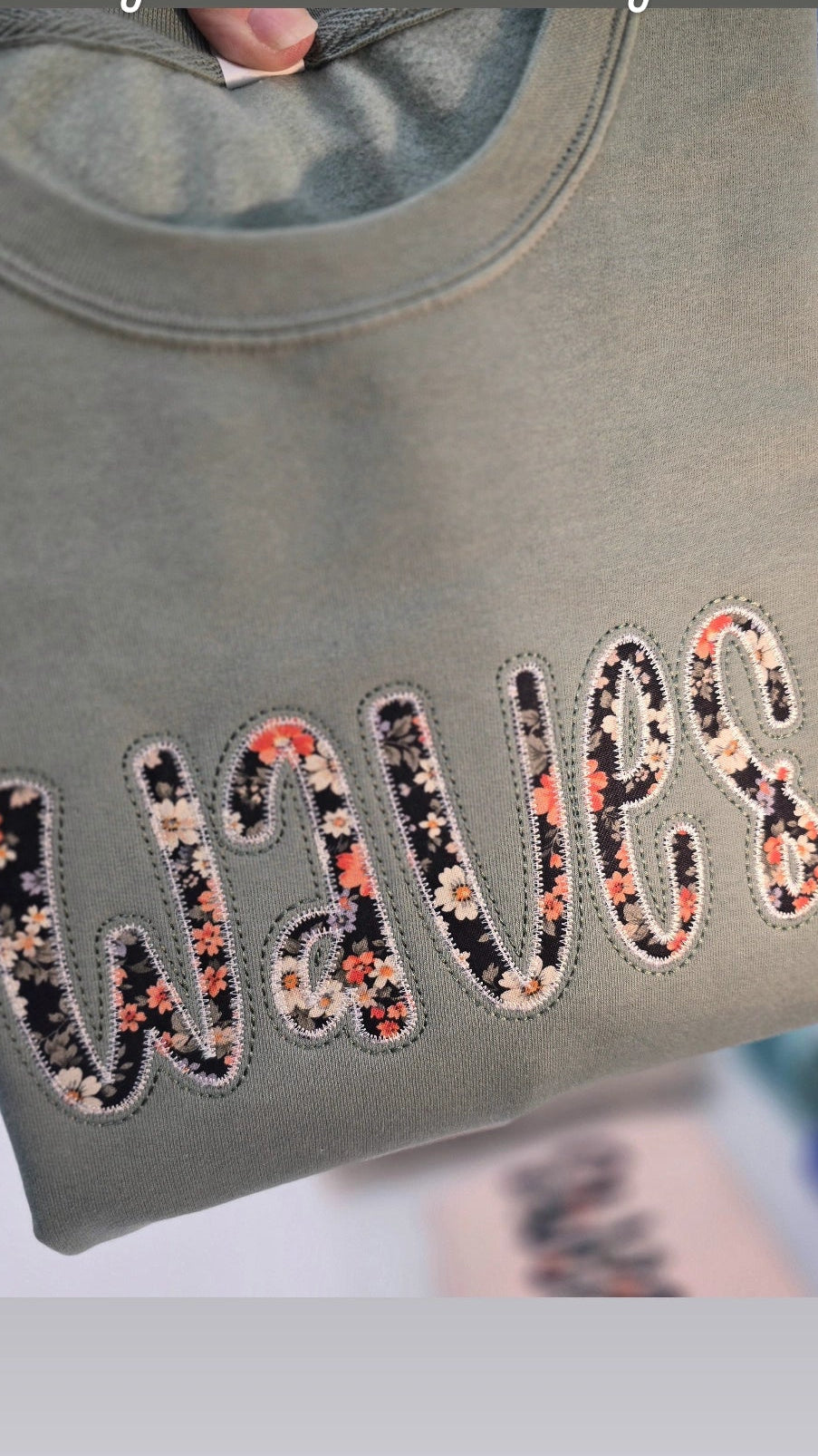 Custom Appliqué Sweatshirt
