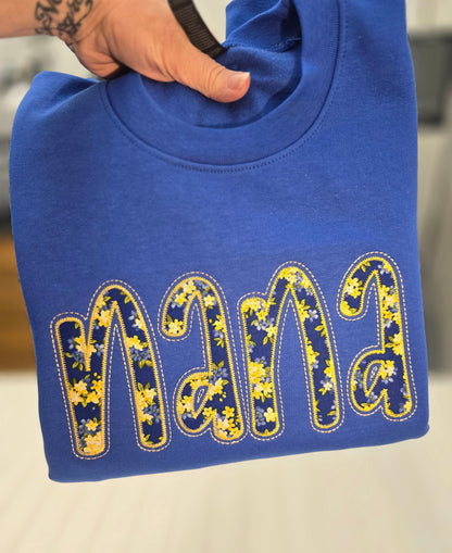 Custom Appliqué Sweatshirt