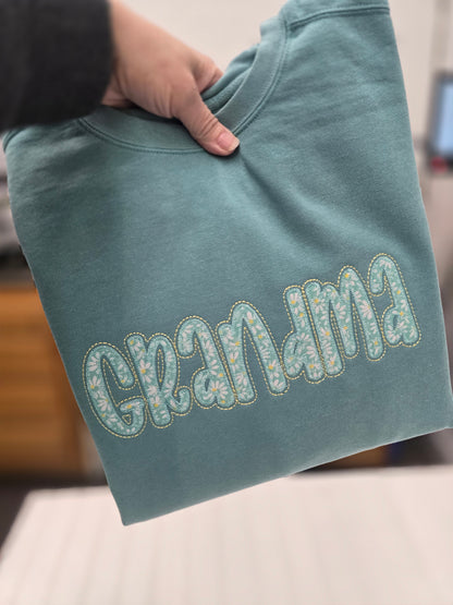 Custom Appliqué Sweatshirt