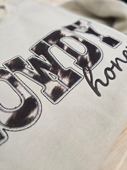 Howdy Honey applique crewneck