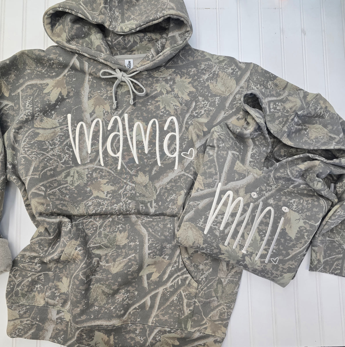 Mama/Mini Deadwood Camo Hoodies