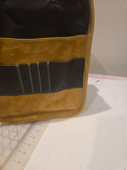Rancho Bison Leather and Wool Backpack