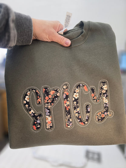 Custom Appliqué Sweatshirt
