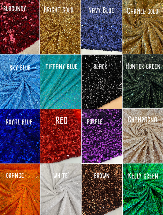 Any Word Sequin Embroidered Sweatshirt | Cowl Neck
