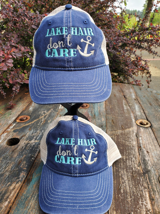 Lake Hair Don't Care hat