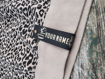 Leopard 1/4 Zip sweatshirt