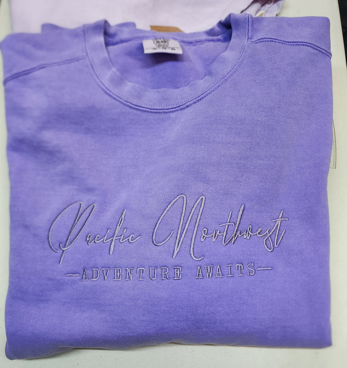 Pacific Northwest embroidered crew.